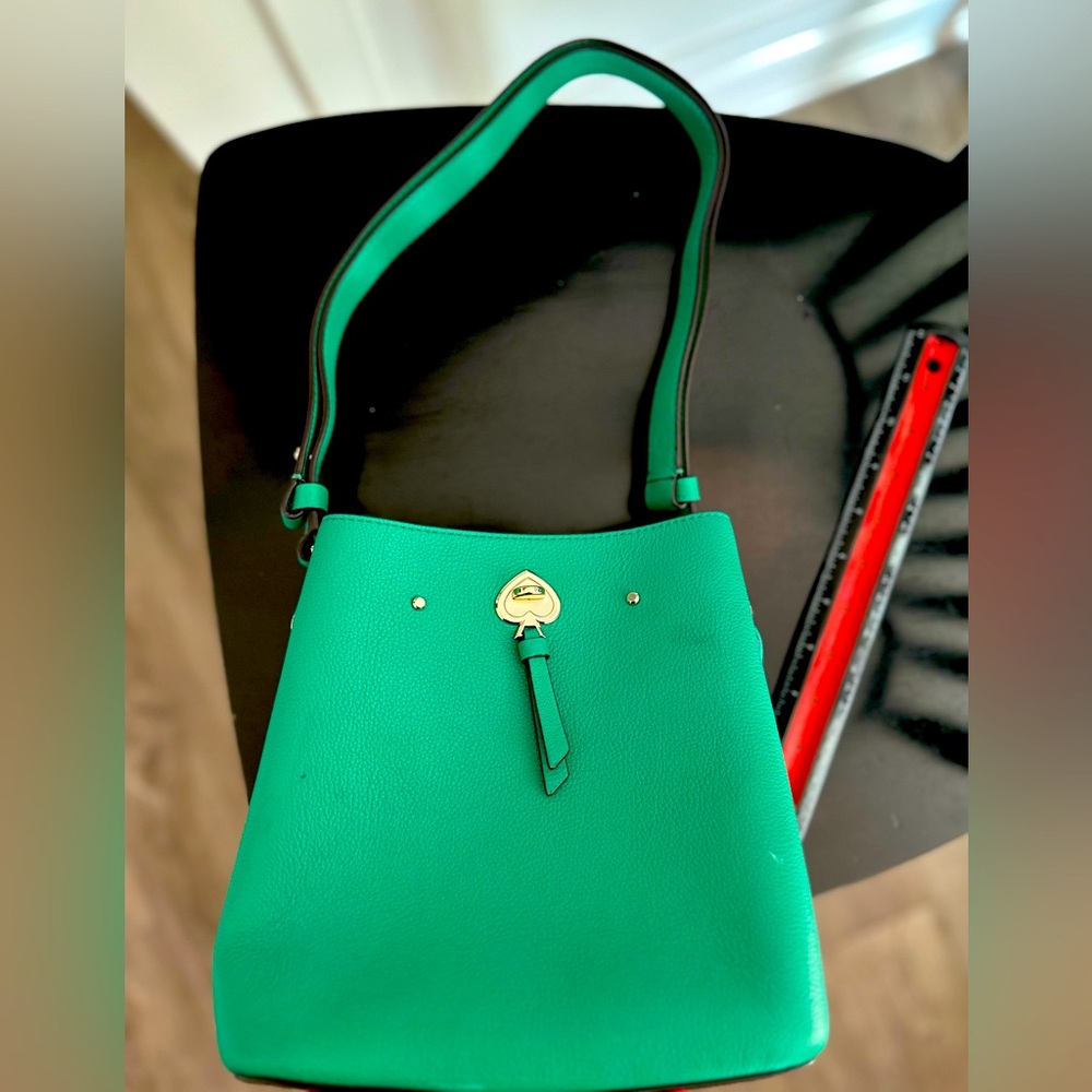 Used Kate Spade small crossbody bucket bag